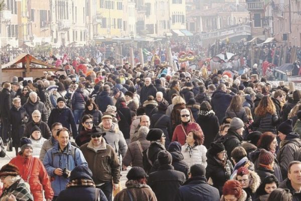 Turisti a Venezia