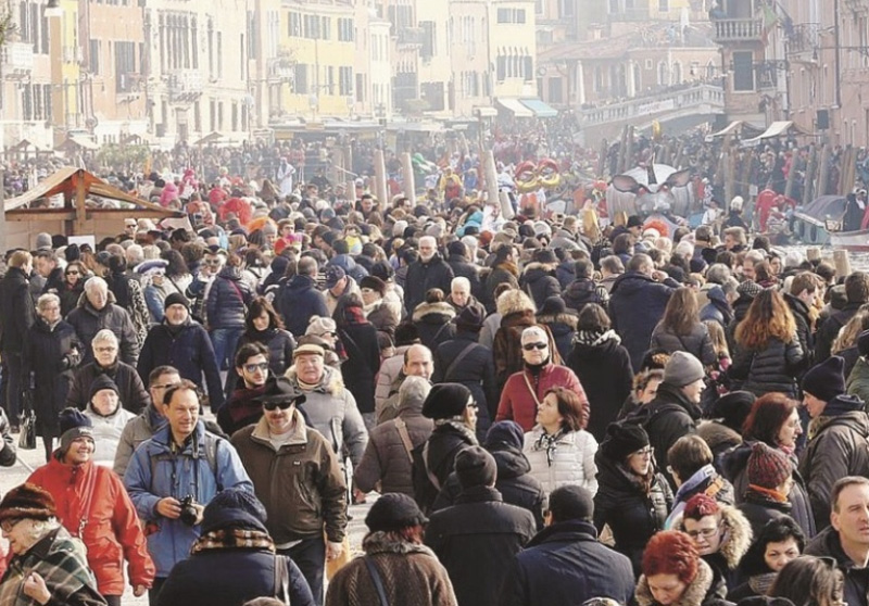 Turisti a Venezia